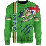 Custom Imprinted 75D Milk Silk Fluorescent Digital Print Men's Sweatshirt - 7.4 oz