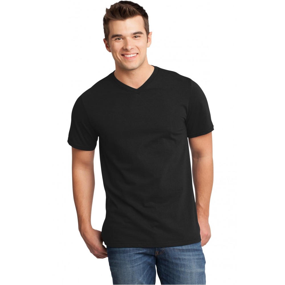 District Young Men's Very Important Tee V-Neck Shirt Logo Printed