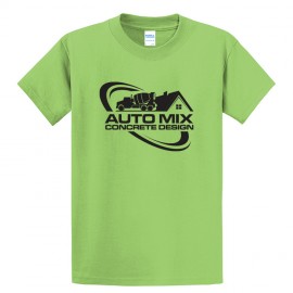 100% Colored Cotton T-Shirt Logo Printed