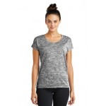 Sport-Tek Ladies' PosiCharge Electric Heather Sporty Tee Shirt Logo Printed