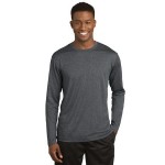 Men's Sport-Tek Long Sleeve Heather Contender Tee Shirt Logo Printed