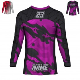 Long Sleeve Sublimated Tee Logo Printed