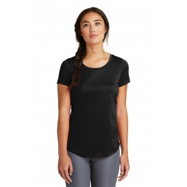 New Era Ladies' Series Performance Scoop Tee Shirt Logo Printed