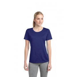 Logo Printed Sport-Tek Ladies Heather Contender Scoop Tee Shirt