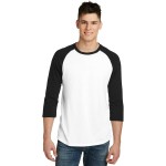 District Young Men's Very Important Tee 3/4 Sleeve Raglan Shirt Custom Imprinted
