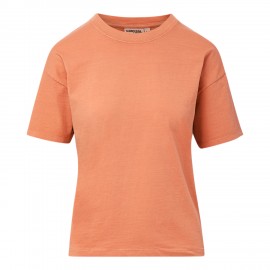 Custom Imprinted Coastal Color Cotton Jersey Boxy Fit Ladies Tee