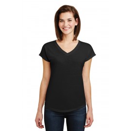 Anvil Ladies' Tri-Blend V-Neck Tee Shirt Branded  Anvil Ladies
