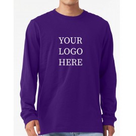 BELLA + CANVAS Jersey Long Sleeve Tee Logo Printed