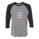 Branded Next Level Apparel Triblend Three-Quarter Raglan T-Shirt