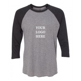 Branded Next Level Apparel Triblend Three-Quarter Raglan T-Shirt