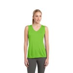 Custom Imprinted Sport-Tek Ladies Sleeveless PosiCharge Competitor V-Neck Tee Shirt