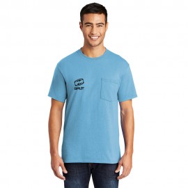 Branded Port & Company Core Blend Pocket Tee