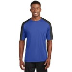 Custom Imprinted Men's Sport-Tek PosiCharge Competitor Sleeve-Blocked Tee Shirt