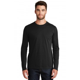 Branded New Era Heritage Blend Long Sleeve Crew Tee Shirt  Branded New Era Heritage Blend Long Sleeve Crew Tee Shirt