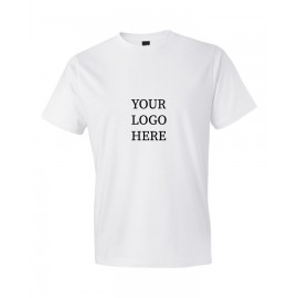 Gildan Softstyle Lightweight White T-Shirt Logo Printed