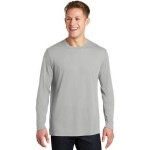 Branded Sport-Tek Long Sleeve PosiCharge Competitor Cotton Touch Tee Shirt
