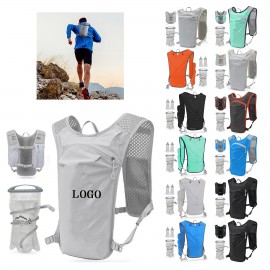 Running Hydration Water Bladder Vest with Logo