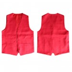 Customized Pocketed Unisex Volunteer Work Vest