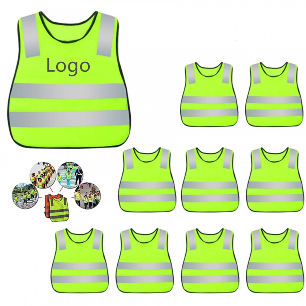 Custom Kids Reflective Safety Vest Custom Kids Reflective Safety Vest