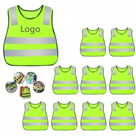 Custom Kids Reflective Safety Vest  Custom Kids Reflective Safety Vest