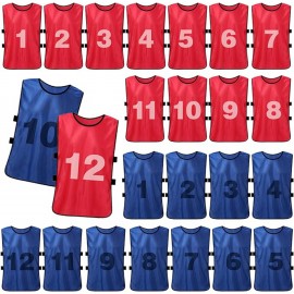 Team Soccer Pinnies Vests with Logo