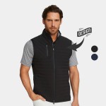 PUMA Scotia Quilted Men's Golf Vest with Logo