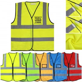 Reflective Safety Vest Custom Embroidered