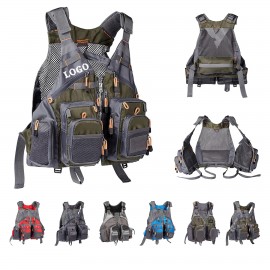 Adjustable Strap Fishing Vest with Logo