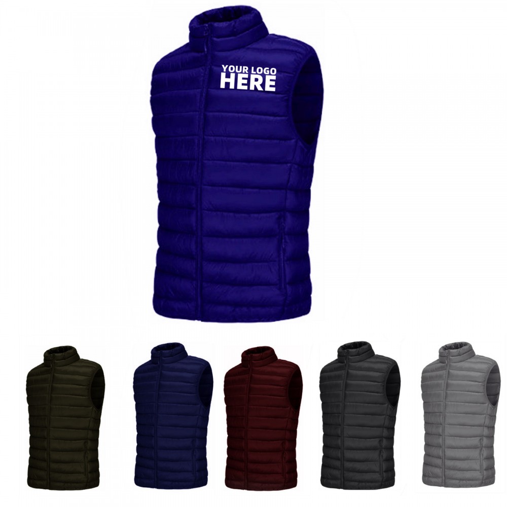 Logo Branded Unisex Down Vest