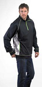 1/4 Zip sweatshirt with Partial Licence Kings Camo Contrast