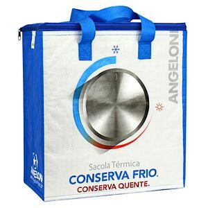 Customized 145g Laminated Woven Insulated Cooler Bag 12.5